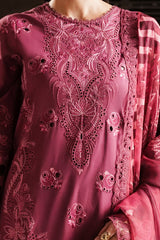 Afrozeh Unstitched 3 Piece Festive Emb Chikankari Lawn Collection'2024-ALV-09-Cordovan