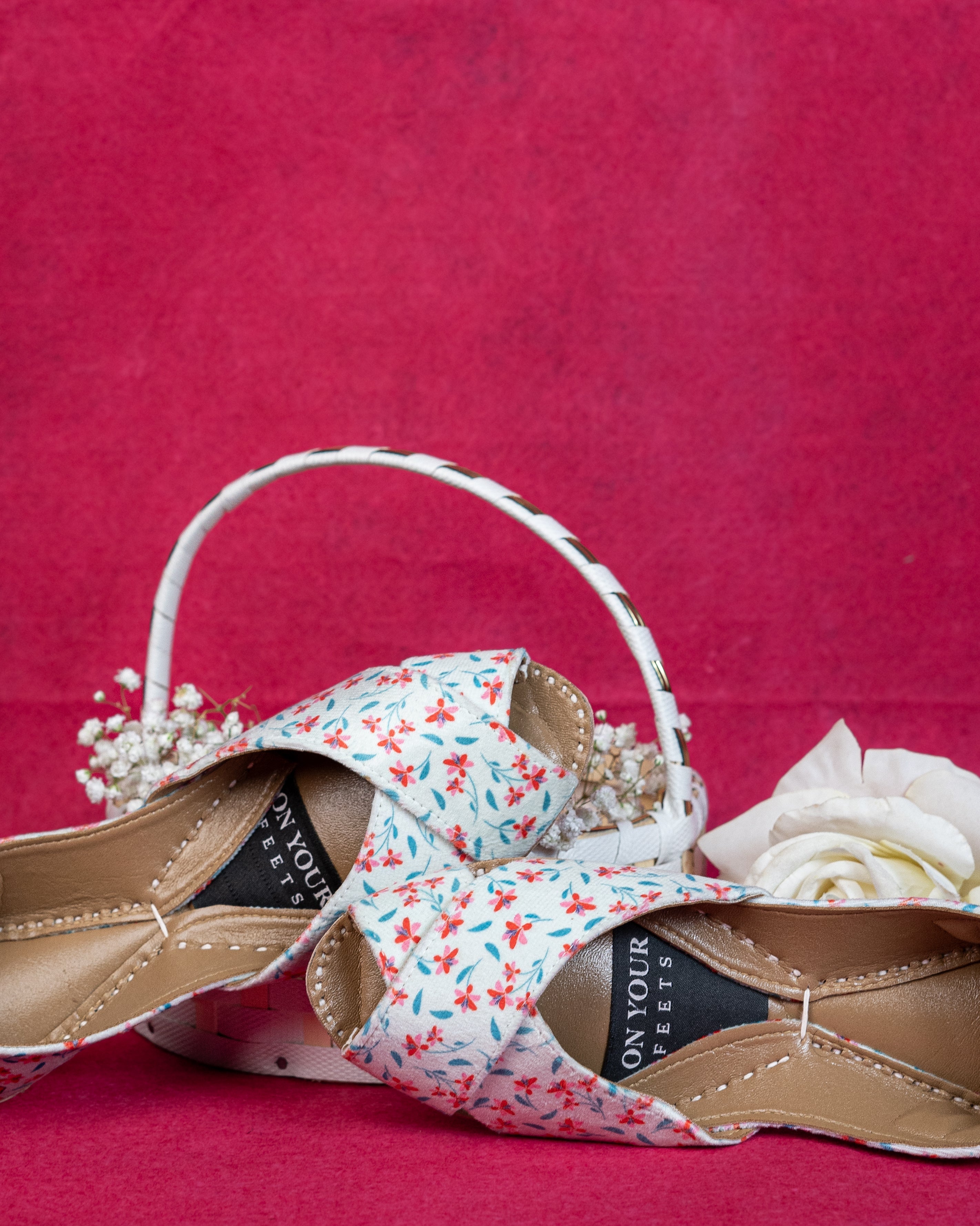 On Your Feets Casual Khussa-Floral Breeze