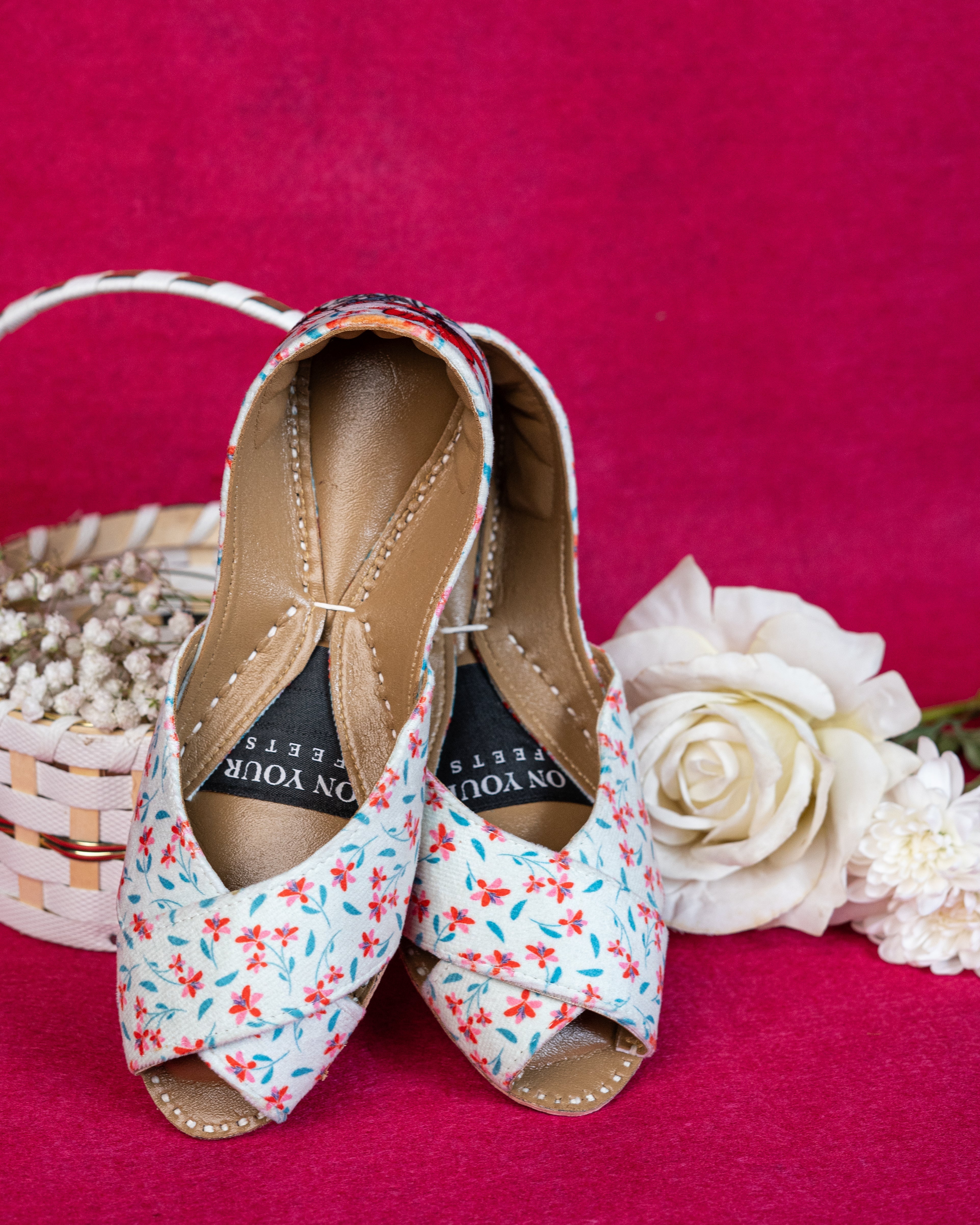 On Your Feets Casual Khussa-Floral Breeze