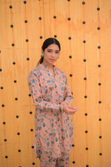 Tehzeeb Threads Summer Collection Soft Cotton Cambric Stitched 2 Piece (Shirt/Trouser)