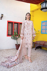 Dressline UnStitched 3 Piece Premium Chikankari & Cutwork Emb Digital Printed Lawn Collection