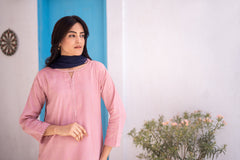Dressline Ziya Premium Stitched 3 Piece Bindhi Broshia Lawn Suit With Chiffon Dupatta Al Umer Textile