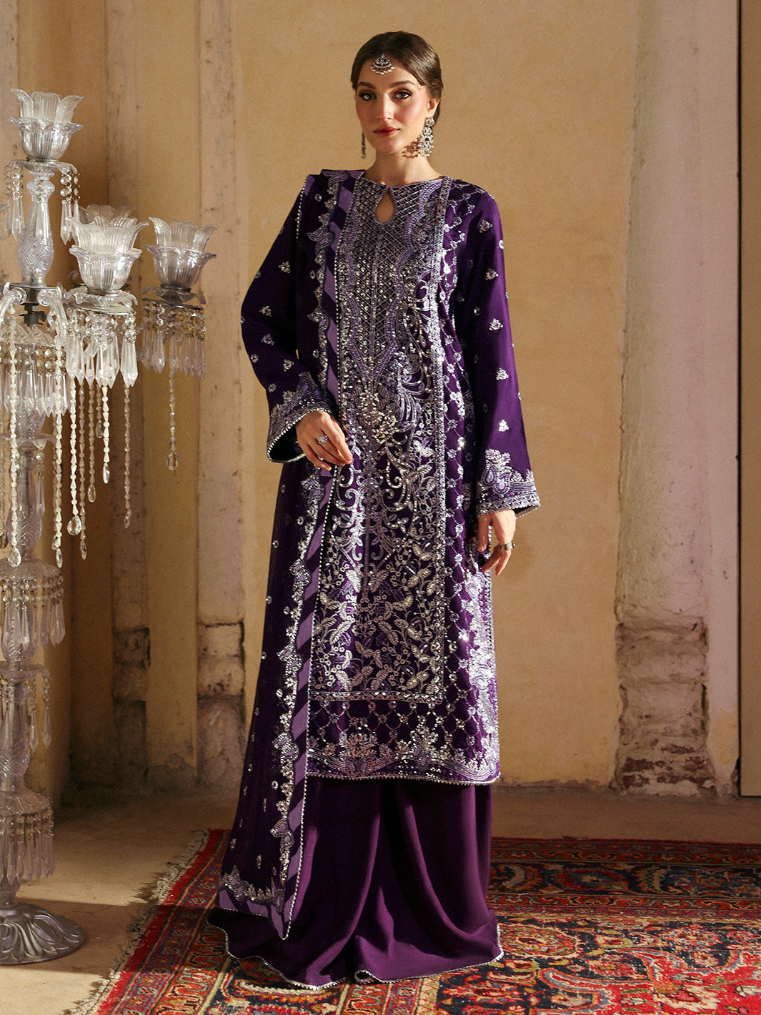 Pakeezah By Mahnur Unstitched 3 Piece Luxury Formals Collection'2025-PK-09-Arusa