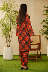 Shabnam By Aizal Stitched 2 Piece Printed Co Ords Vol-02 Collection'2025-A-S-05-BLACK