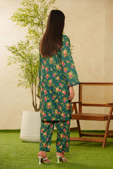 Shabnam By Aizal Stitched 2 Piece Printed Co Ords Vol-02 Collection'2025-A-S-07-GREEN