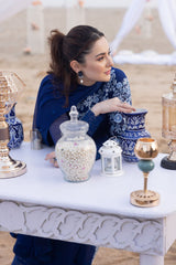 Azure Hand Embellished Unstitched 3 Piece Luxe Eid Collection'2023-AS-107