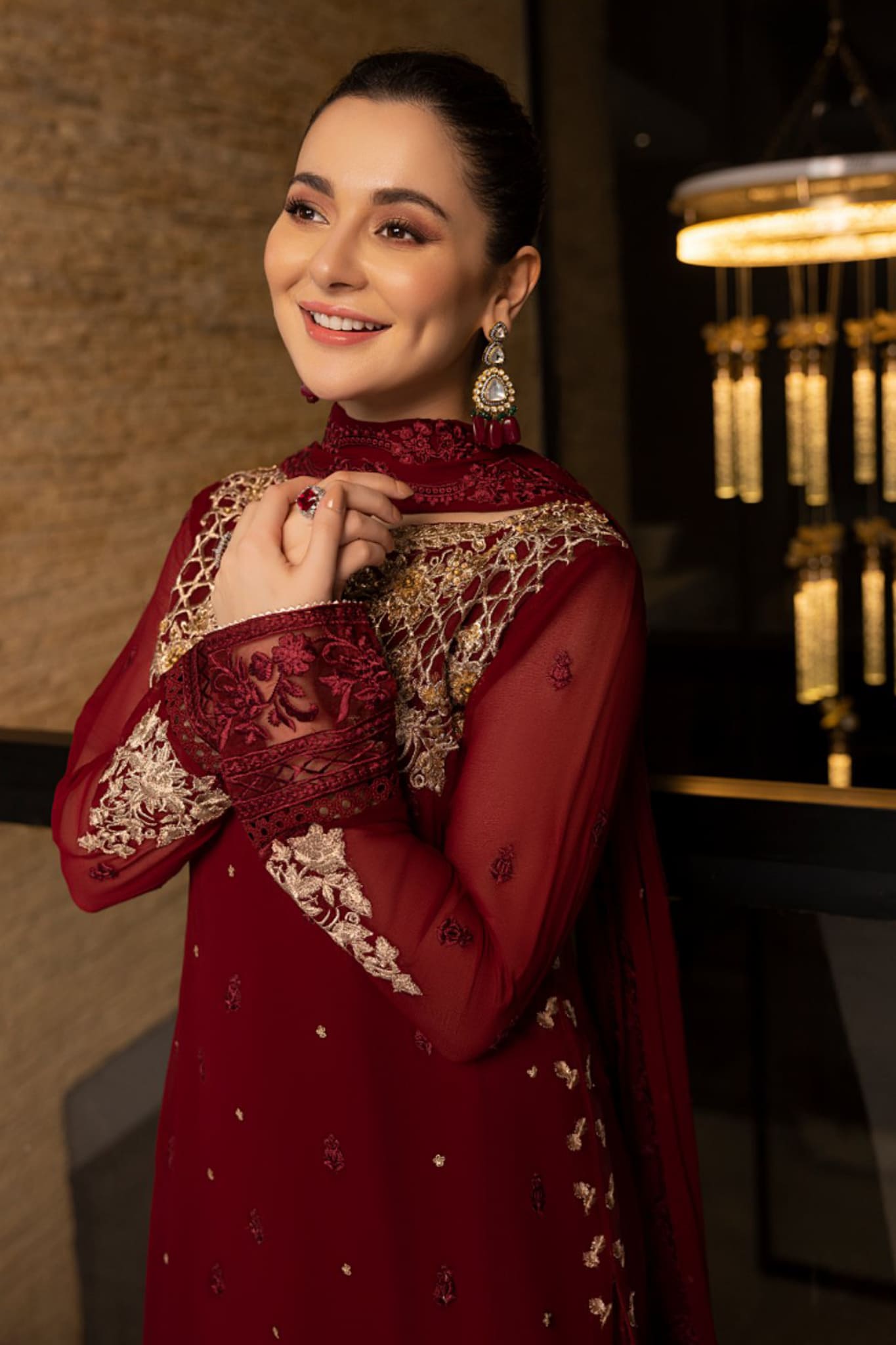 Azure Hand Embellished Unstitched 3 Piece Luxe Eid Collection'2023-AS-111