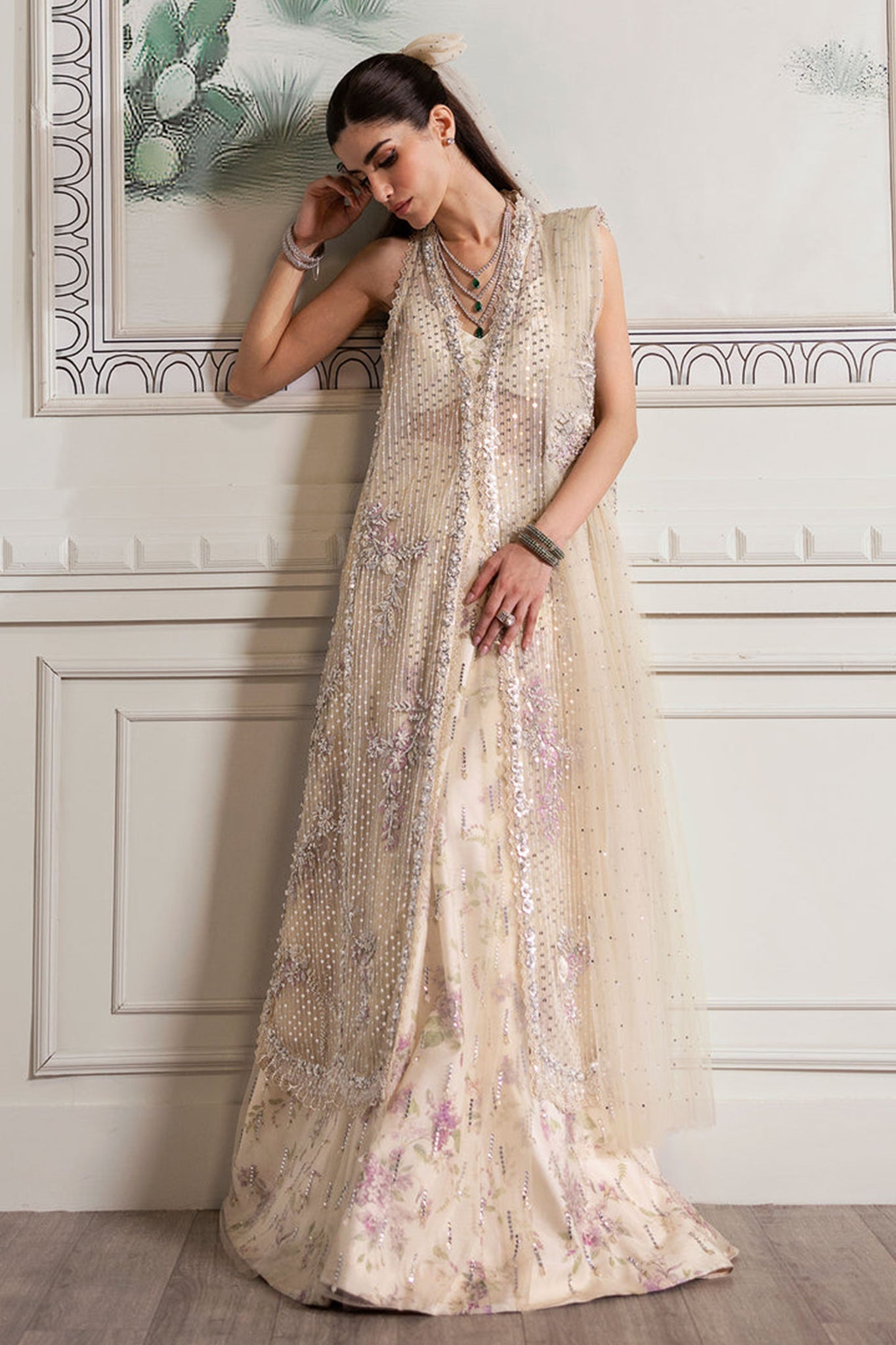 A Beautiful Chaos  Saira Shakira Unstitched 3 Piece Wedding Collection'2024-04-A Swarovski Affair