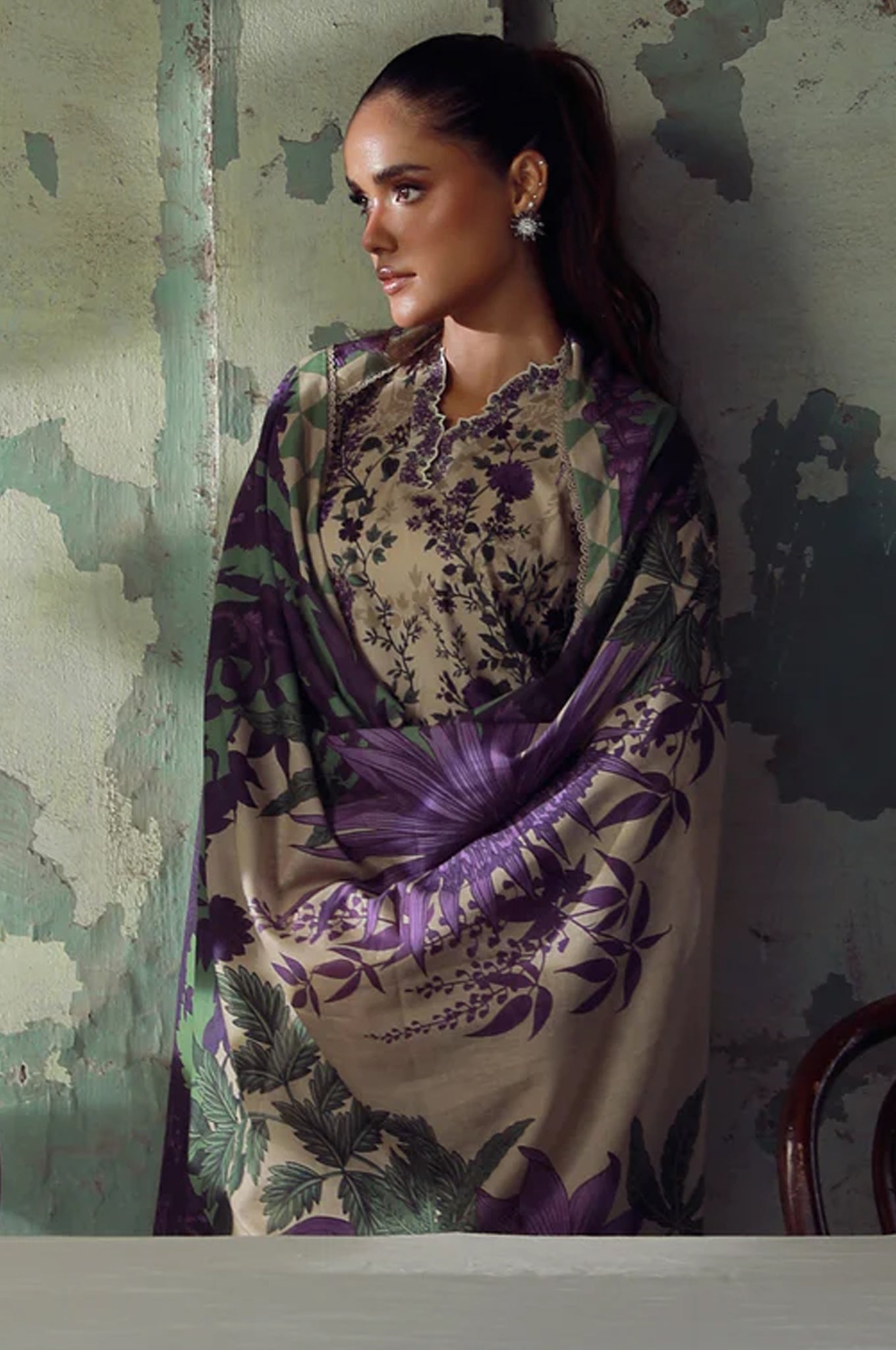 Elara By Sahar Unstitched 3 Piece Printed Cambric Fall Collection'2025-AW1-25-07-UNS
