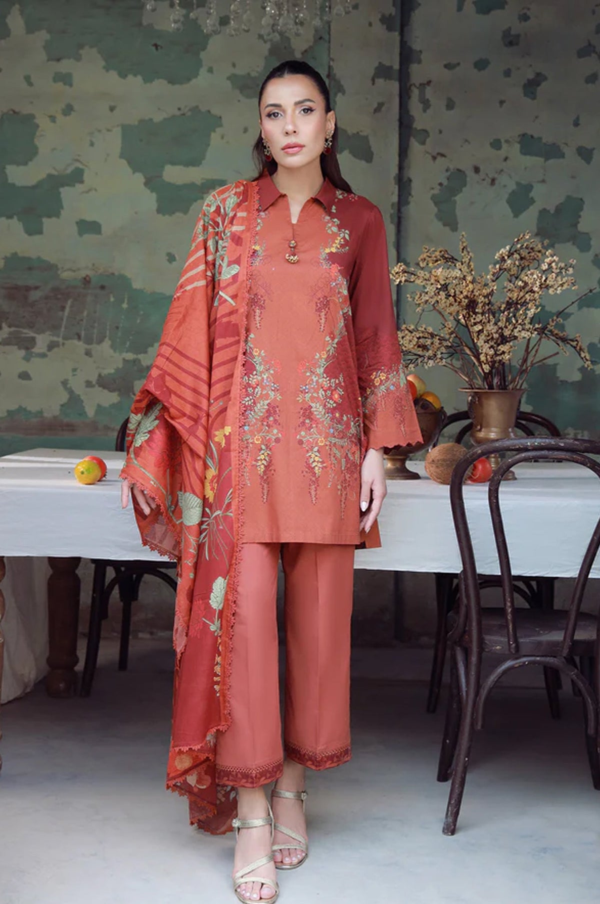 Elara By Sahar Unstitched 3 Piece Printed Cambric Fall Collection'2025-AW1-25-09-UNS