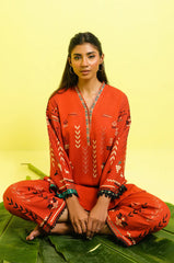 Elara By Sahar Unstitched 2 Piece Printed Marina Twill Fall Collection'2025-AW1-25-25-UNS