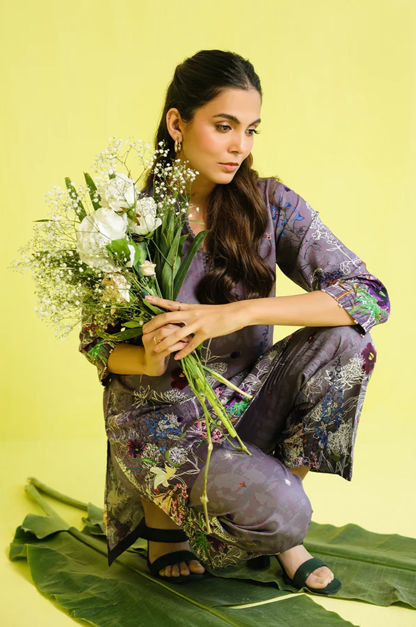 Elara By Sahar Unstitched 2 Piece Printed Marina Twill Fall Collection'2025-AW1-25-27-UNS