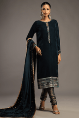Bagh E Makhmal By Zaaviay Stitched Aysel (Three Piece)