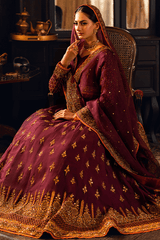 Qarmazi By Zaaviay Stitched Abreshmina
