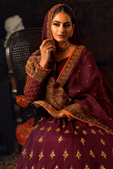Qarmazi By Zaaviay Stitched Abreshmina