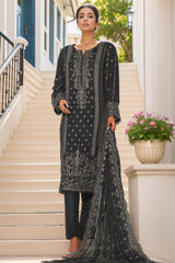 Afsanay By Sada Bahar Stitched 3 Piece Luxury Chiffon Vol-07 Limited Edition Collection'2024-CR-7-Teal