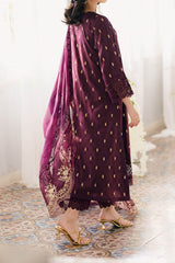 Eid Drop 2 By Azure Unstitched 3 Piece Ensembles Festive Jacquard Lawn Collection'2024-62-Almandine