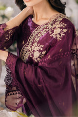 Eid Drop 2 By Azure Unstitched 3 Piece Ensembles Festive Jacquard Lawn Collection'2024-62-Almandine