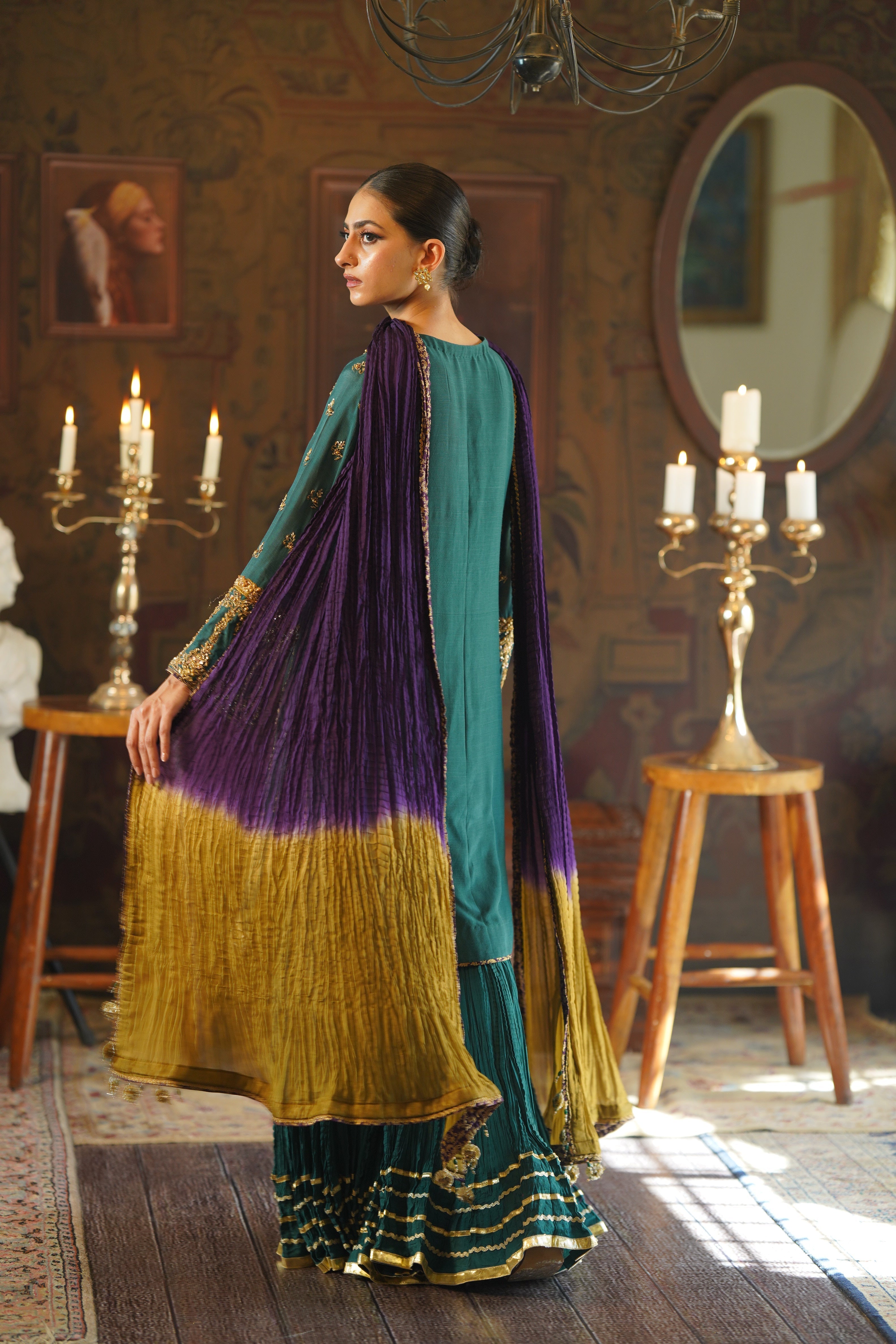Qarmazi By Zaaviay Stitched Anahita (Three Piece)