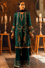 Qarmazi By Zaaviay Stitched Anahita (Three Piece)