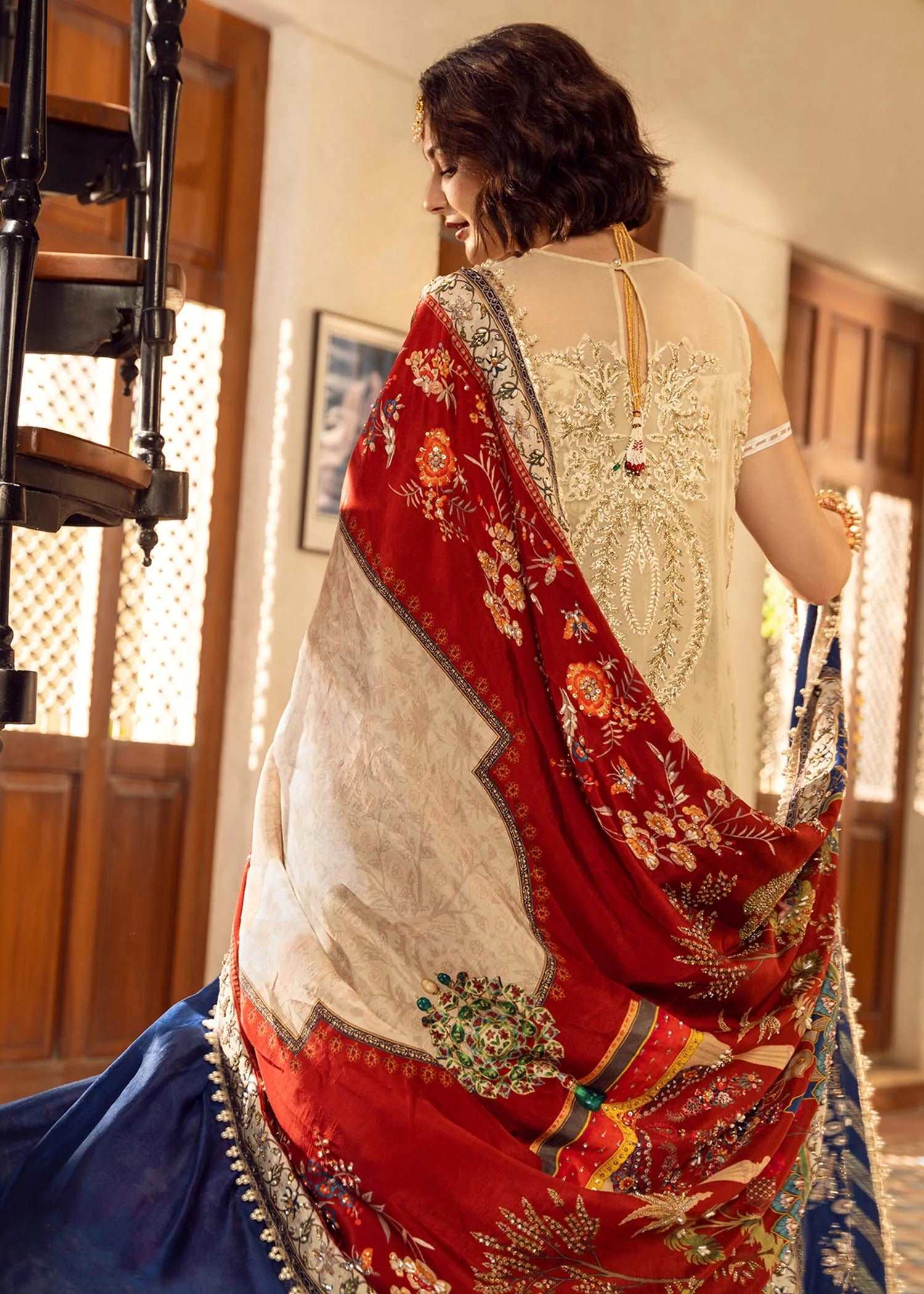Aik Jhalak by Crimson Unstitched 3 Piece Wedding Collection'2022-01-Archives from the Past