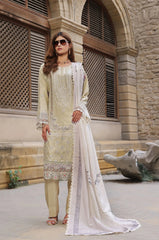 Dressline Semi Stitched 3 Pcs Emb Viscose Jacquard Collection