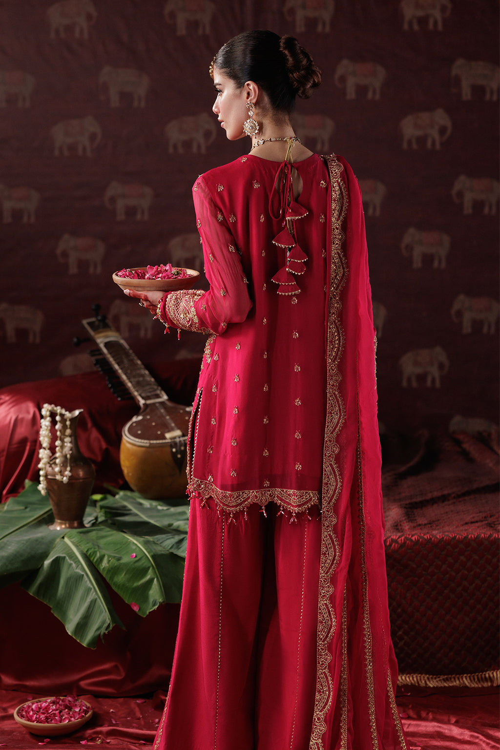 Panache By Meeral Official Unstitched 3 Piece Luxury Chiffon Formals Collection'2025-D-01