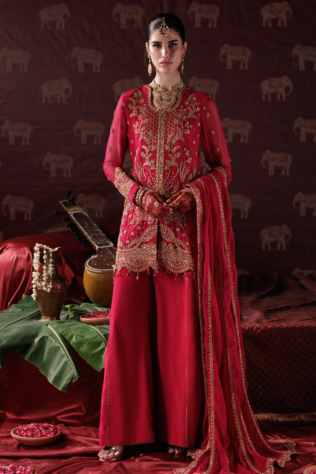 Panache By Meeral Official Unstitched 3 Piece Luxury Chiffon Formals Collection'2025-D-01