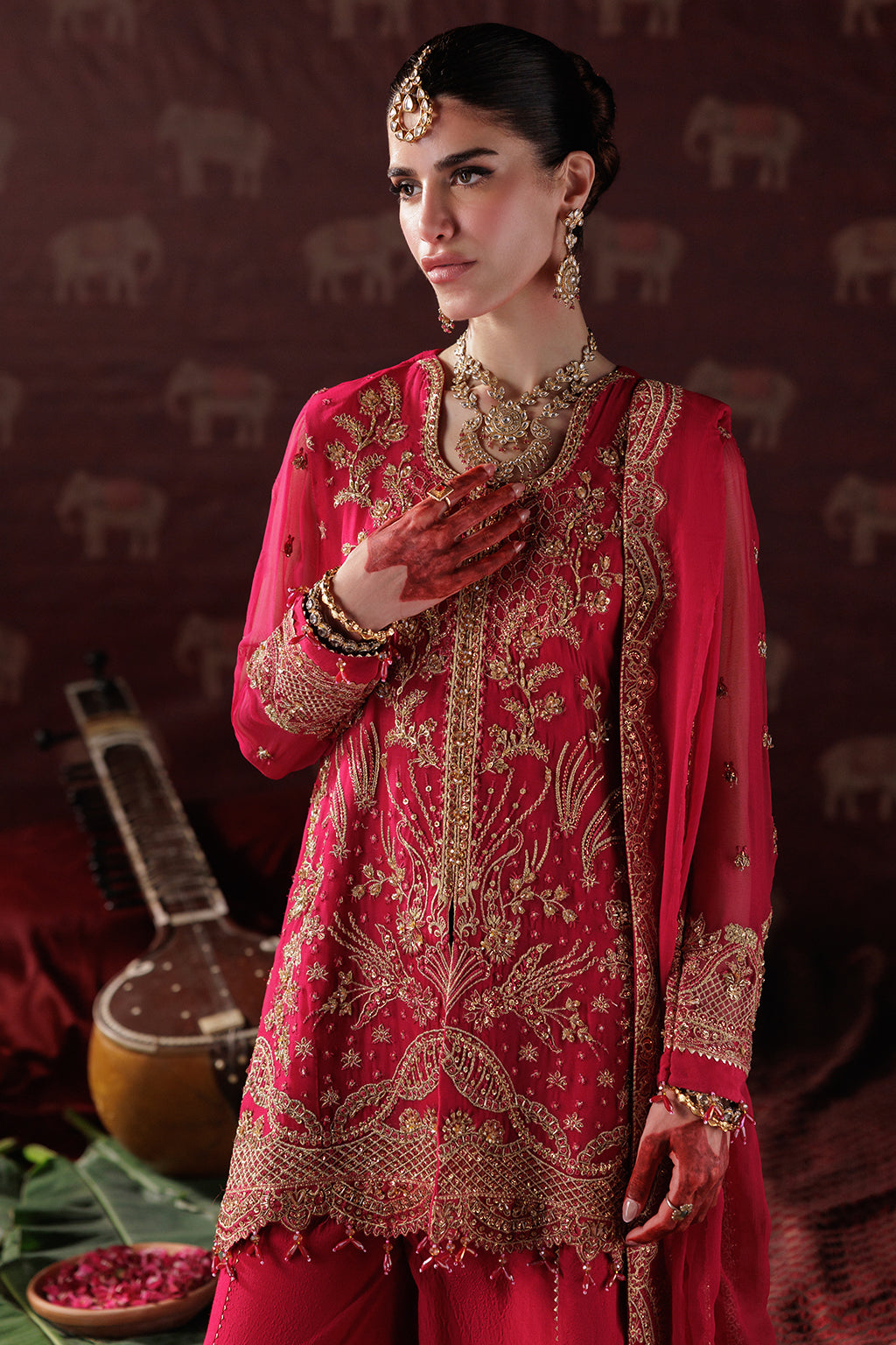 Panache By Meeral Official Unstitched 3 Piece Luxury Chiffon Formals Collection'2025-D-01