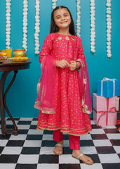 Eid Ki Khushiyan By Modest Stitched 3 Piece Cotton Frock Collection'2025-9220-HPnk