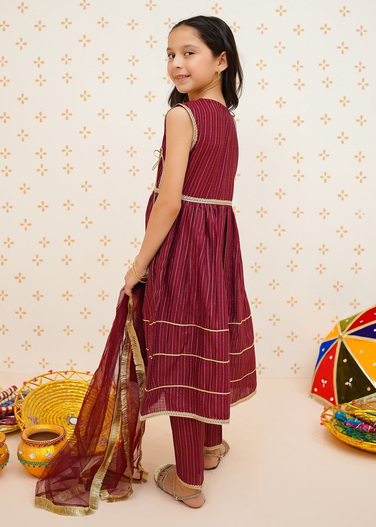 Eid Ka Andaaz By Modest Stitched 3 Piece Cotton Lawn Collection'2025-9470