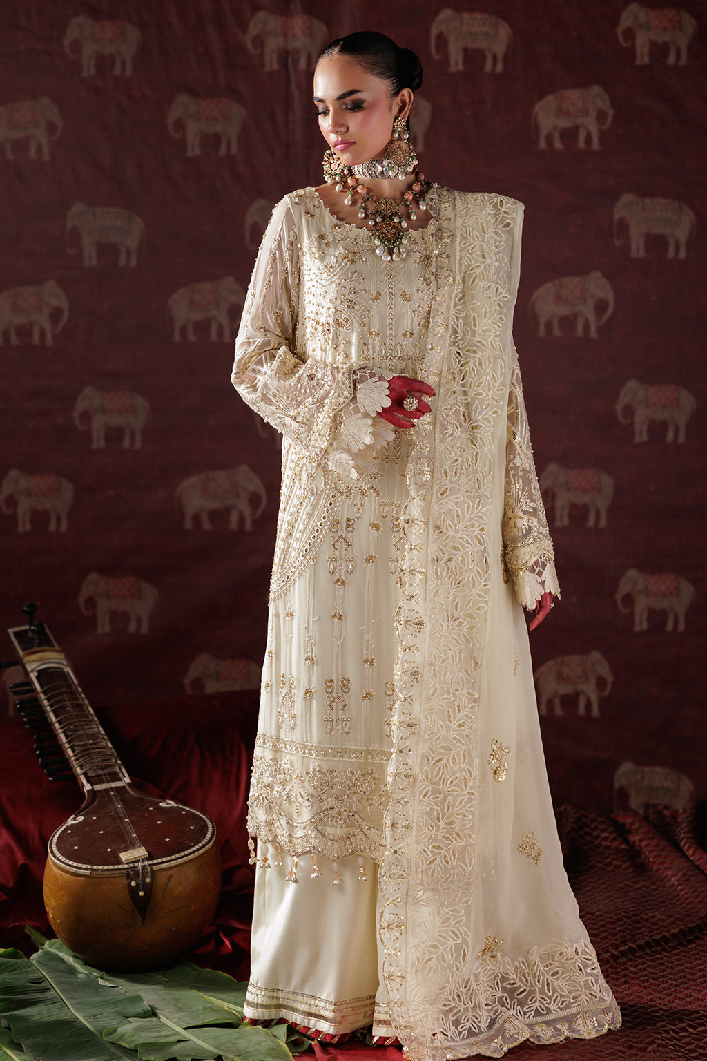 Panache By Meeral Official Unstitched 3 Piece Luxury Chiffon Formals Collection'2025-D-10