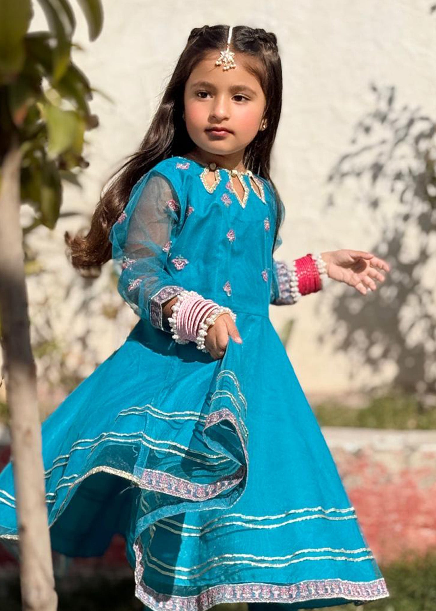 Modest Stitched 3 Piece Festive Collection-Saniya