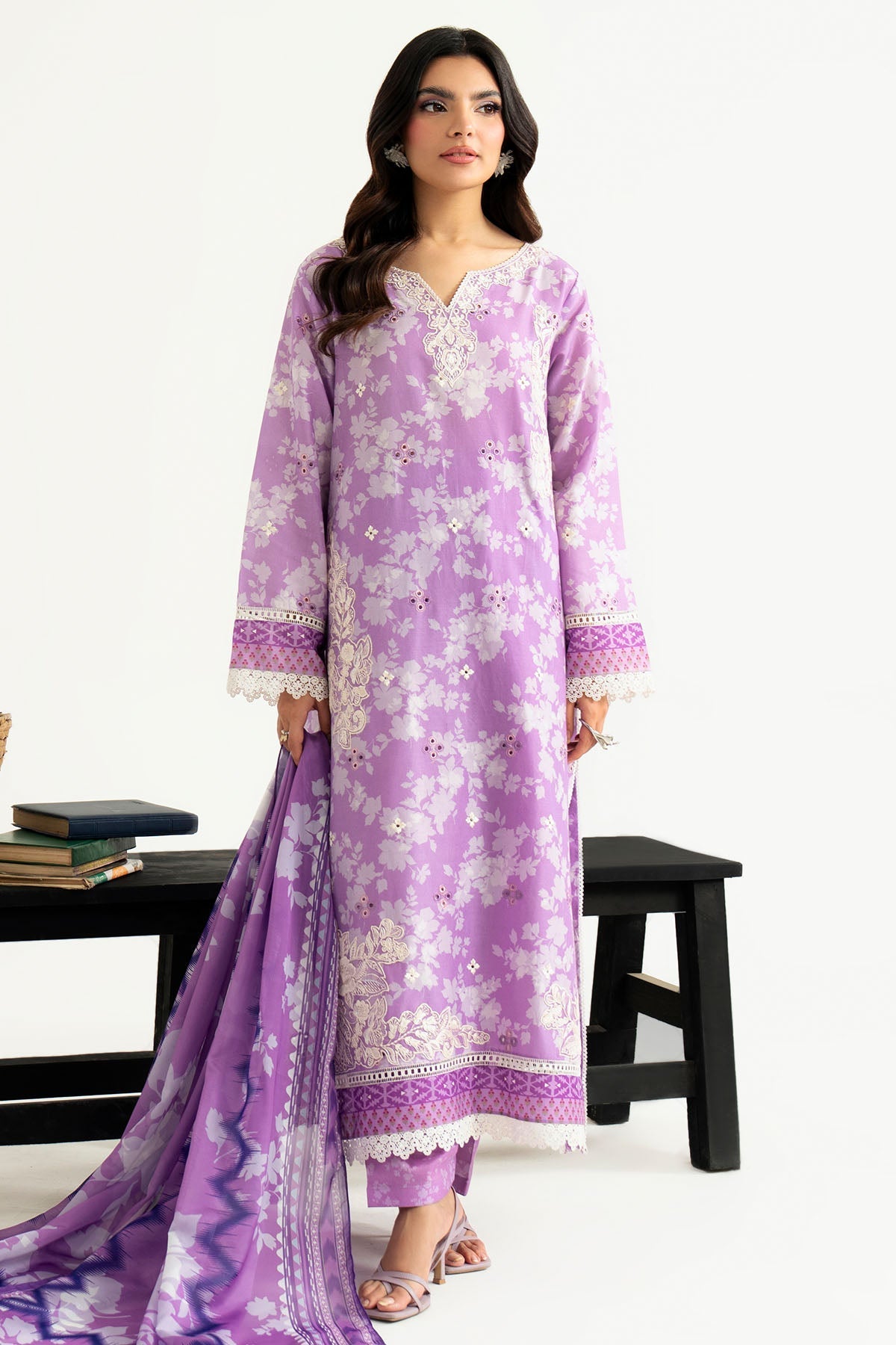 Sifa By Imrozia Serene Stitched 3 Piece Summer Collection'2025-SP-96 Lina