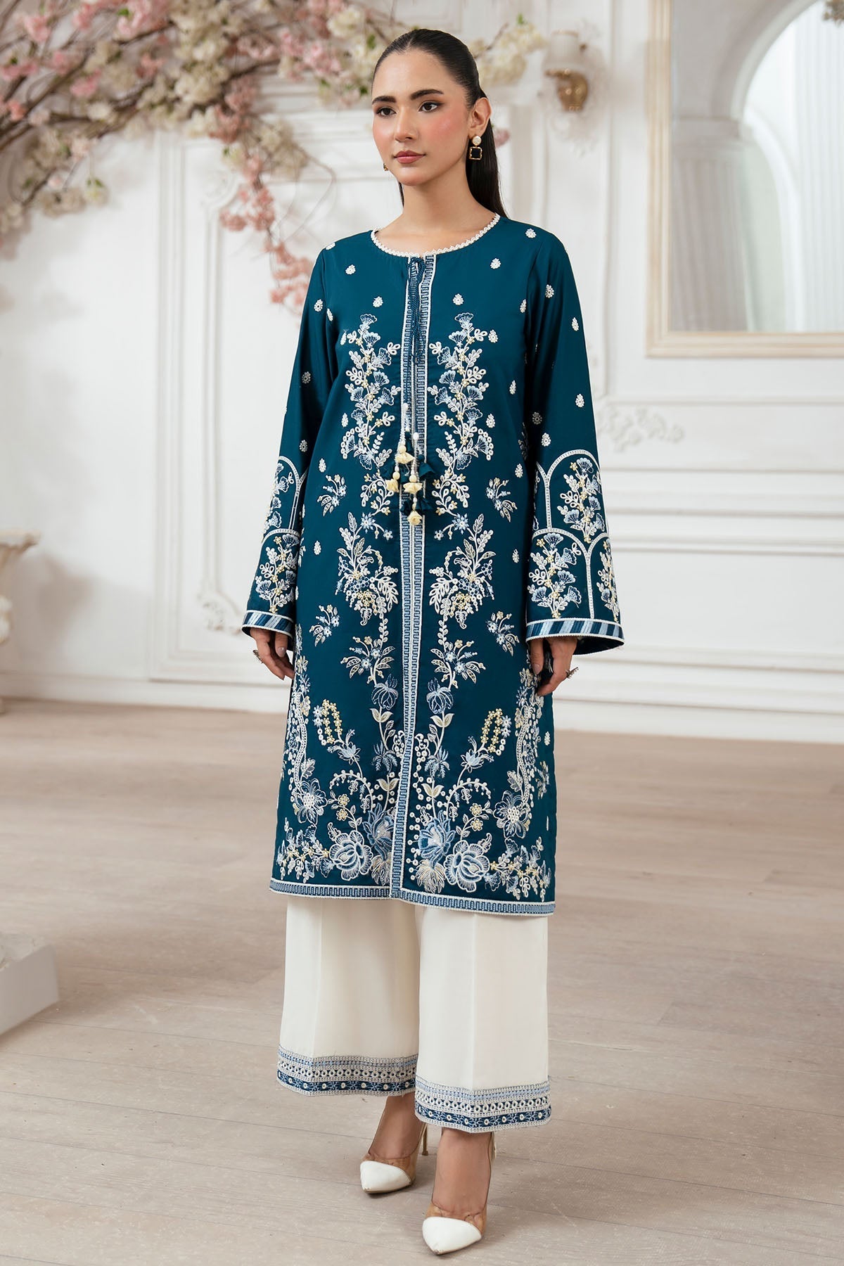 Kianna Pret By Imrozia Serene Stitched Summer Lawn Collection'2025-SP-79 Ishana
