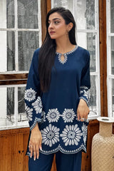Solarie By Meeral Stitched 2 Piece Lawn Collection'2025-COR-006