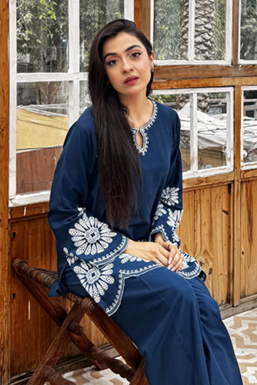 Solarie By Meeral Stitched 2 Piece Lawn Collection'2025-COR-006