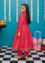 Eid Ki Khushiyan By Modest Stitched 3 Piece Cotton Frock Collection'2025-9220-HPnk