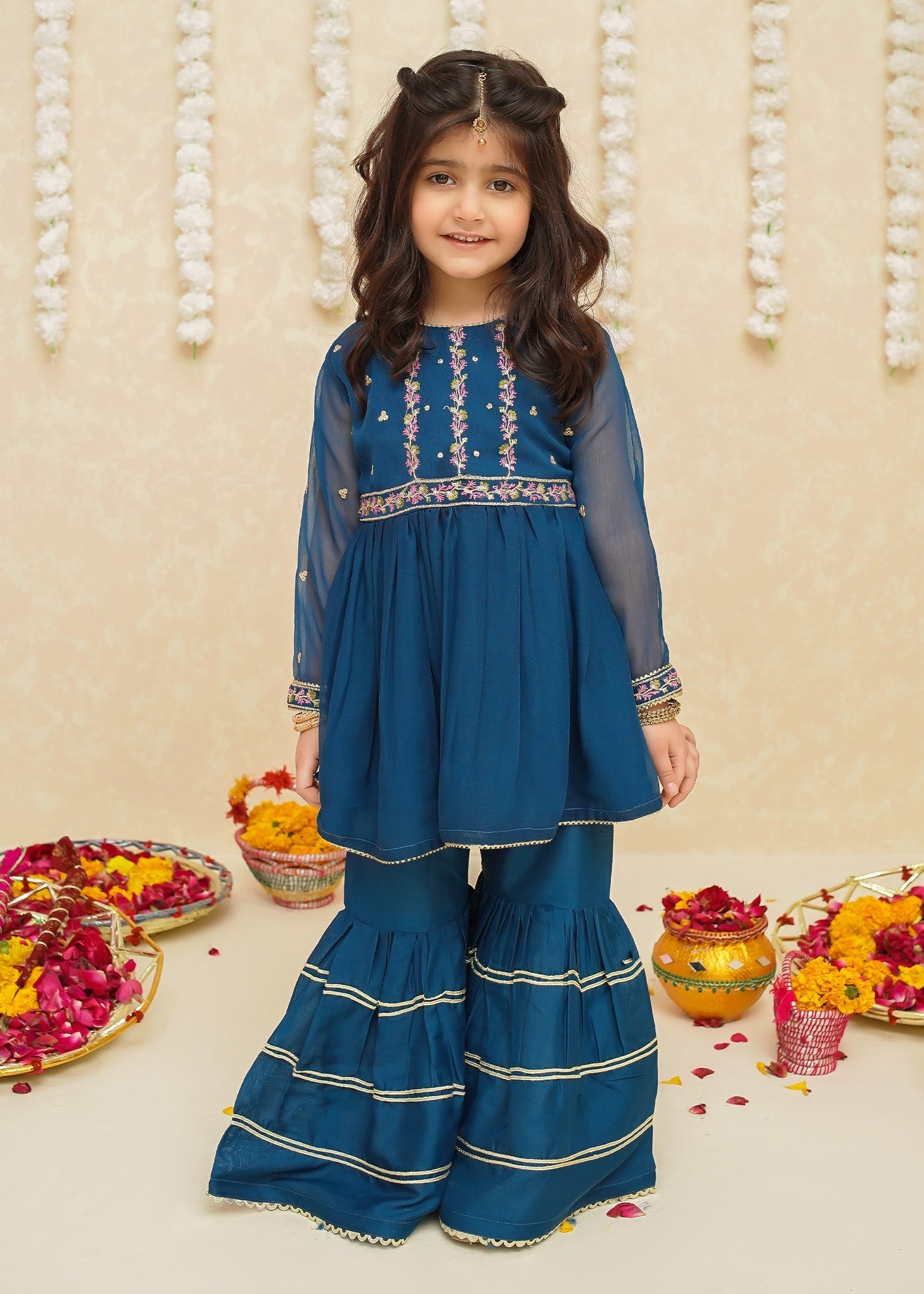 Gulzar By Modest Stitched 3 Piece Formals Collection'2025-9250 Toddlers