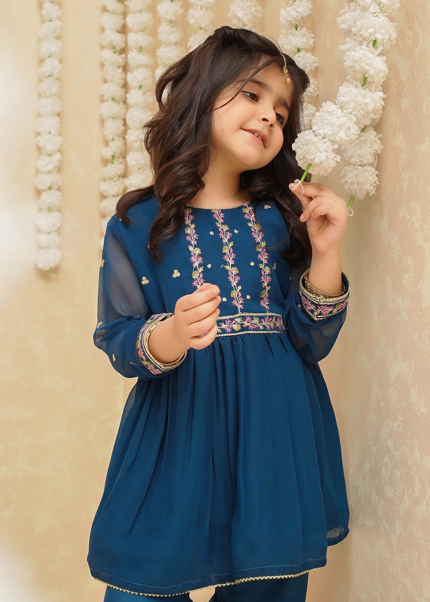Gulzar By Modest Stitched 3 Piece Formals Collection'2025-9250 Toddlers