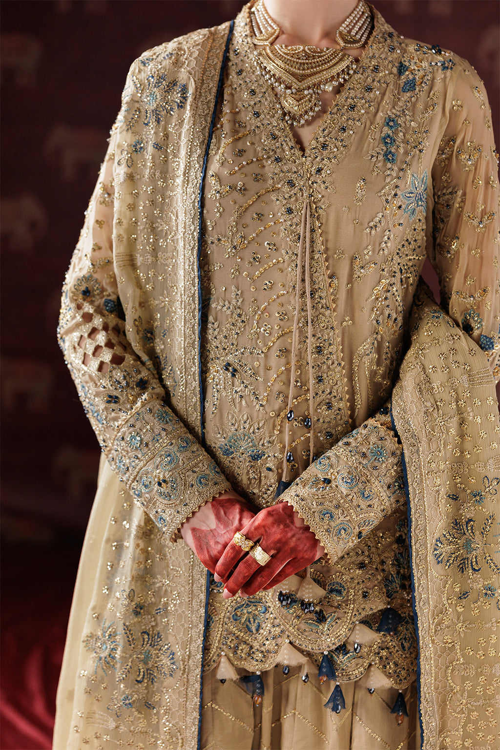 Panache By Meeral Official Unstitched 3 Piece Luxury Chiffon Formals Collection'2025-D-05