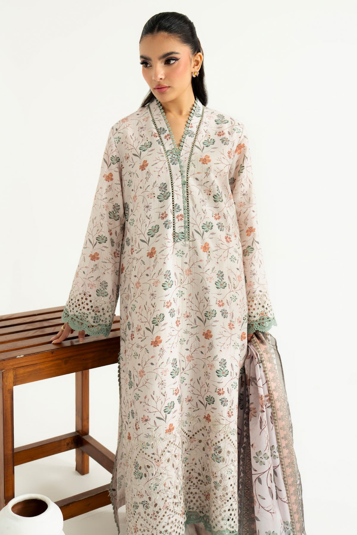 Sifa By Imrozia Serene Stitched 3 Piece Summer Collection'2025-SP-100 Reya