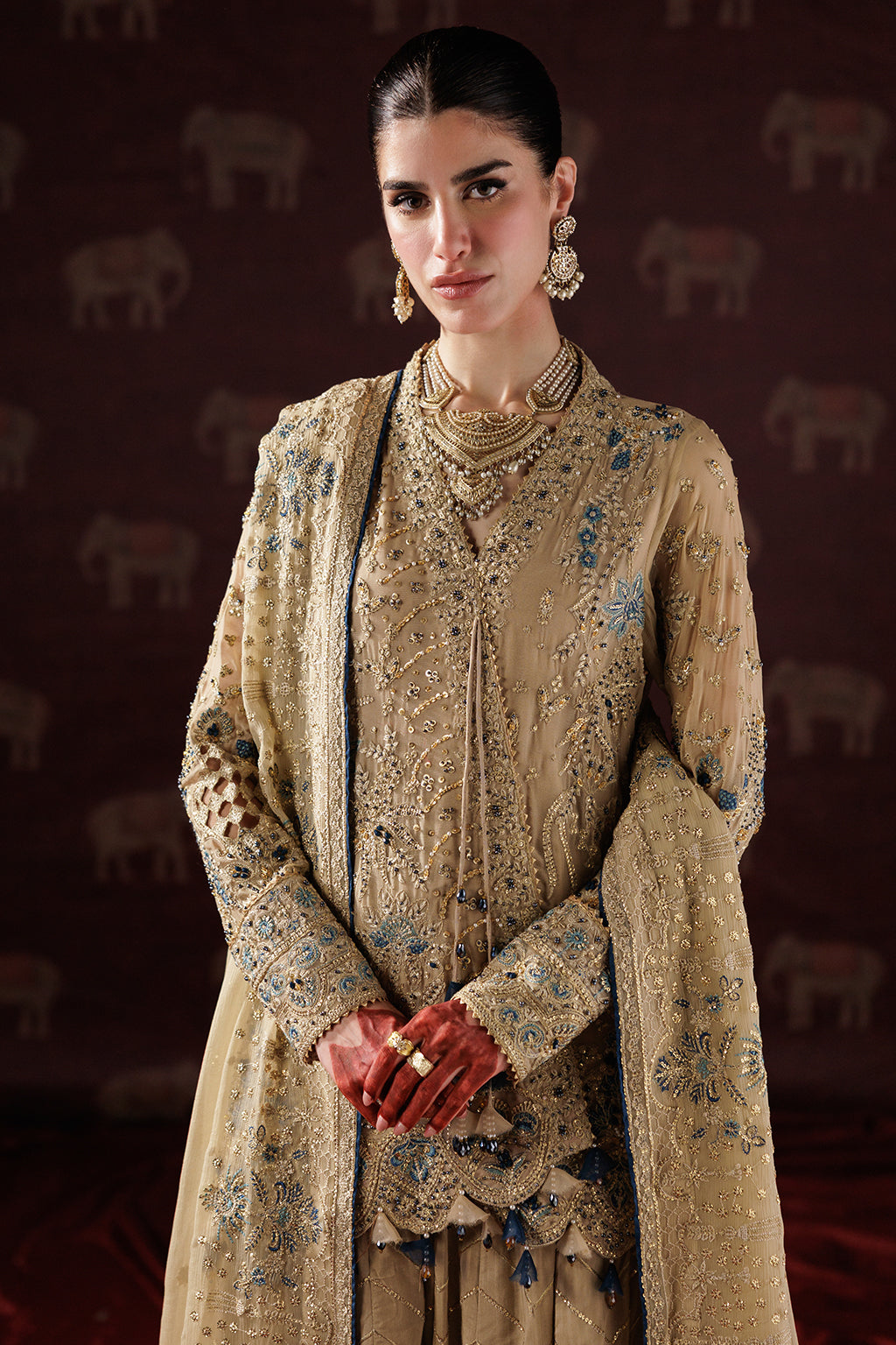 Panache By Meeral Official Unstitched 3 Piece Luxury Chiffon Formals Collection'2025-D-05