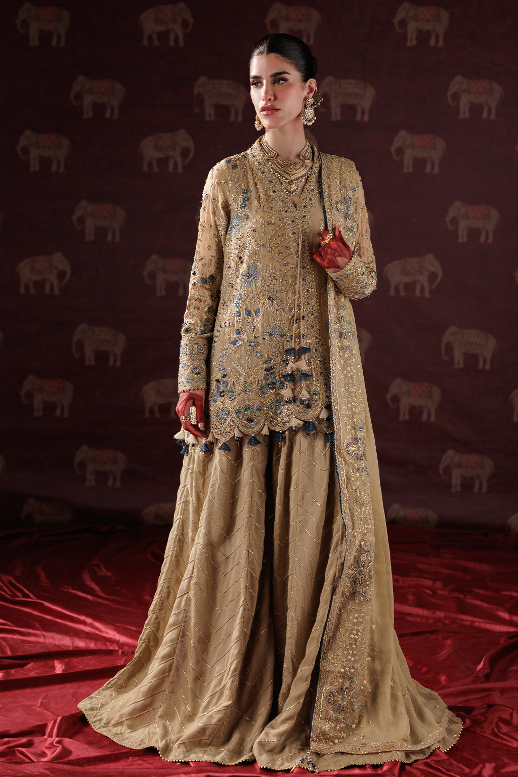 Panache By Meeral Official Unstitched 3 Piece Luxury Chiffon Formals Collection'2025-D-05