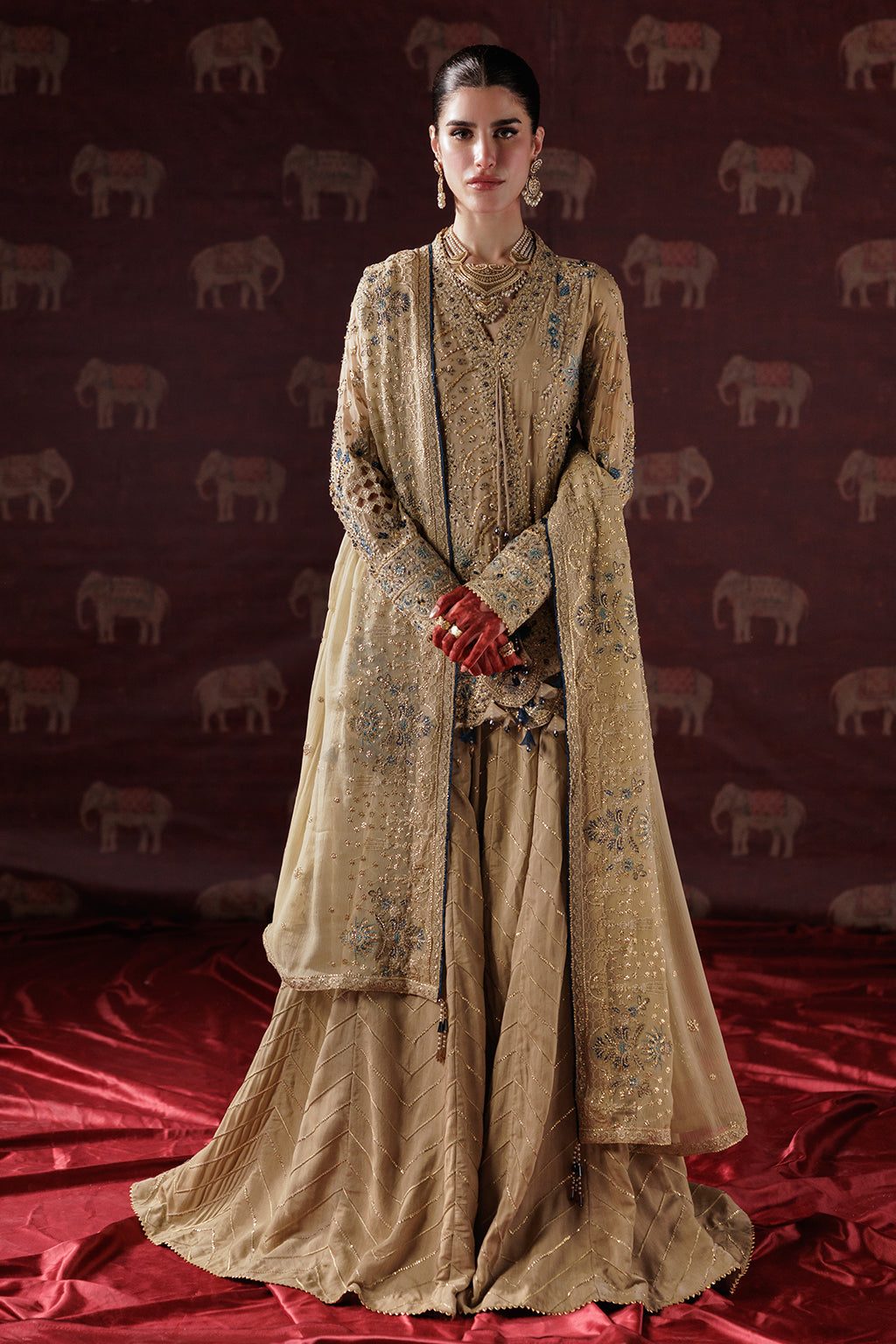 Panache By Meeral Official Unstitched 3 Piece Luxury Chiffon Formals Collection'2025-D-05