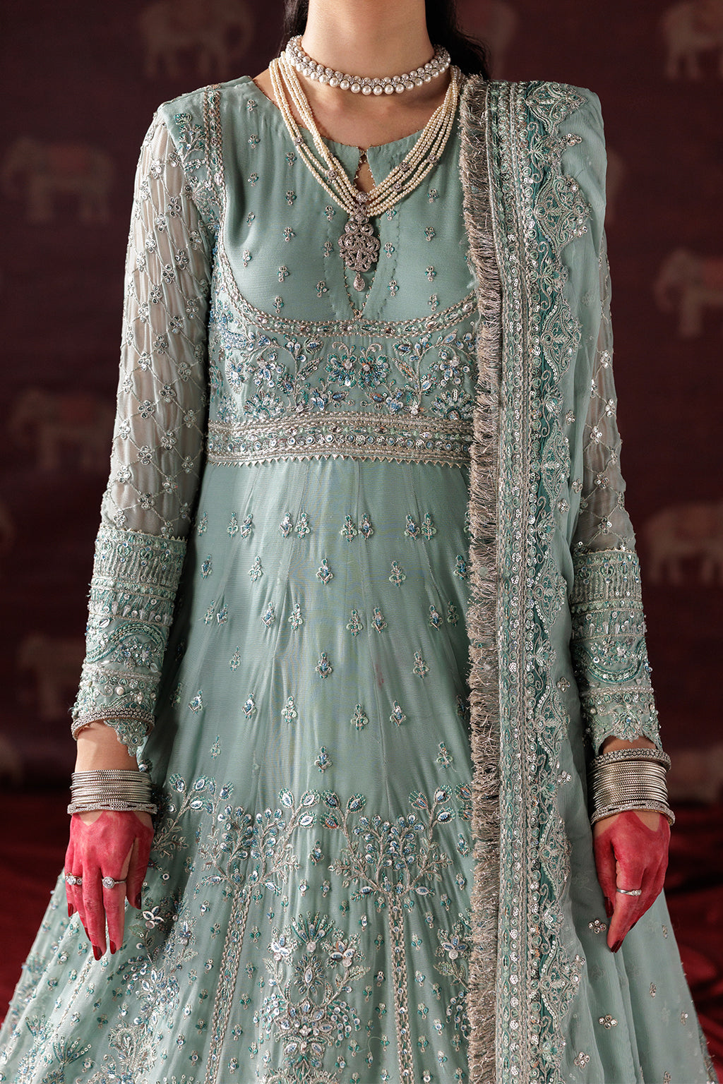 Panache By Meeral Official Unstitched 3 Piece Luxury Chiffon Formals Collection'2025-D-08