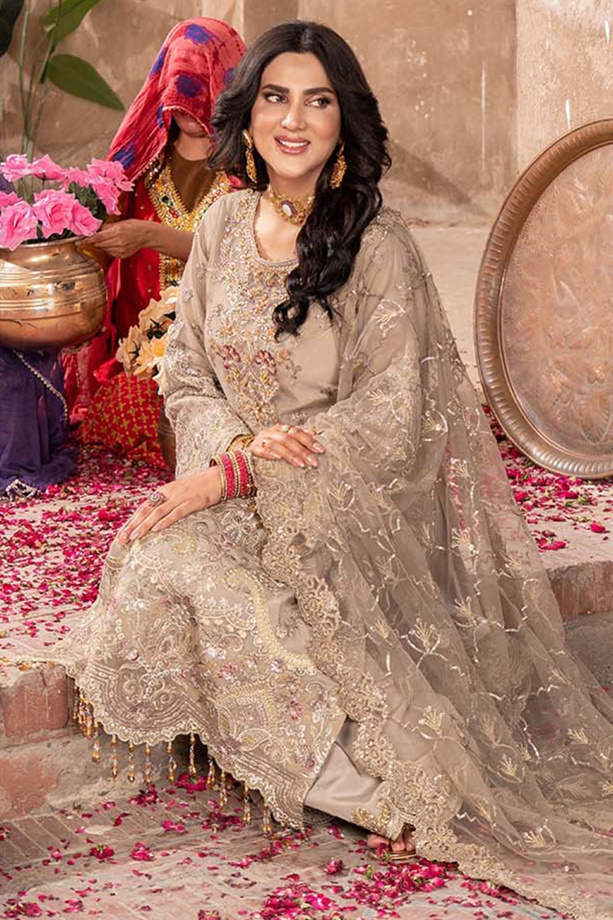Tehwar By Imrozia Serene Stitched 3 Piece Formals Collection'2025-IP-149 RANGOLI