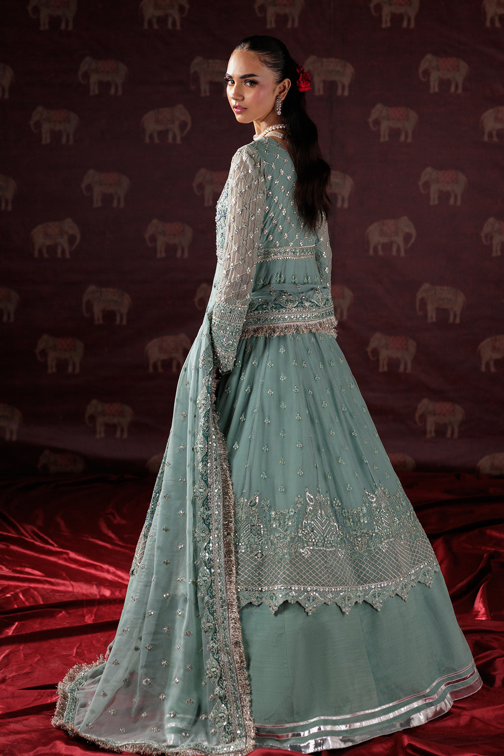 Panache By Meeral Official Unstitched 3 Piece Luxury Chiffon Formals Collection'2025-D-08