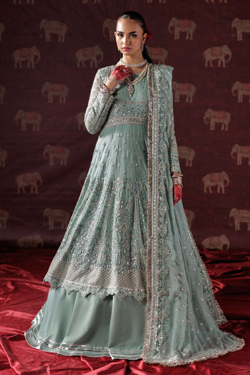 Panache By Meeral Official Unstitched 3 Piece Luxury Chiffon Formals Collection'2025-D-08