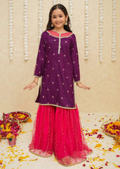 Eid Ki Khushiyan By Modest Stitched 3 Piece Formals Collection'2025-Rawsilk Gharara | 8925